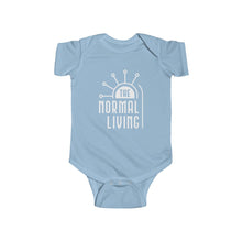Load image into Gallery viewer, Infant Jersey Bodysuit, White TNL Logo