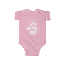 Load image into Gallery viewer, Infant Jersey Bodysuit, White TNL Logo