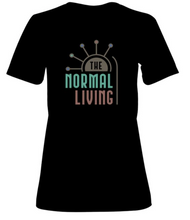Load image into Gallery viewer, Women’s Short-Sleeved T-Shirt, Black w/ Multi-Color TNL Logo