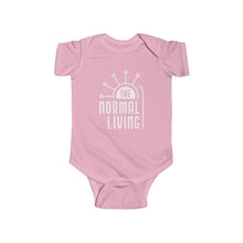 Load image into Gallery viewer, Infant Jersey Bodysuit, White TNL Logo
